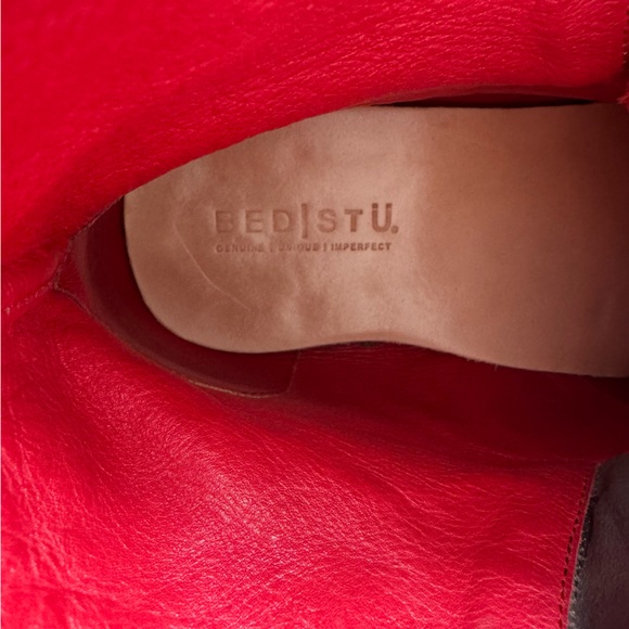 Bed Stu Distressed Brown Ankle Boots - Picture 10 of 12